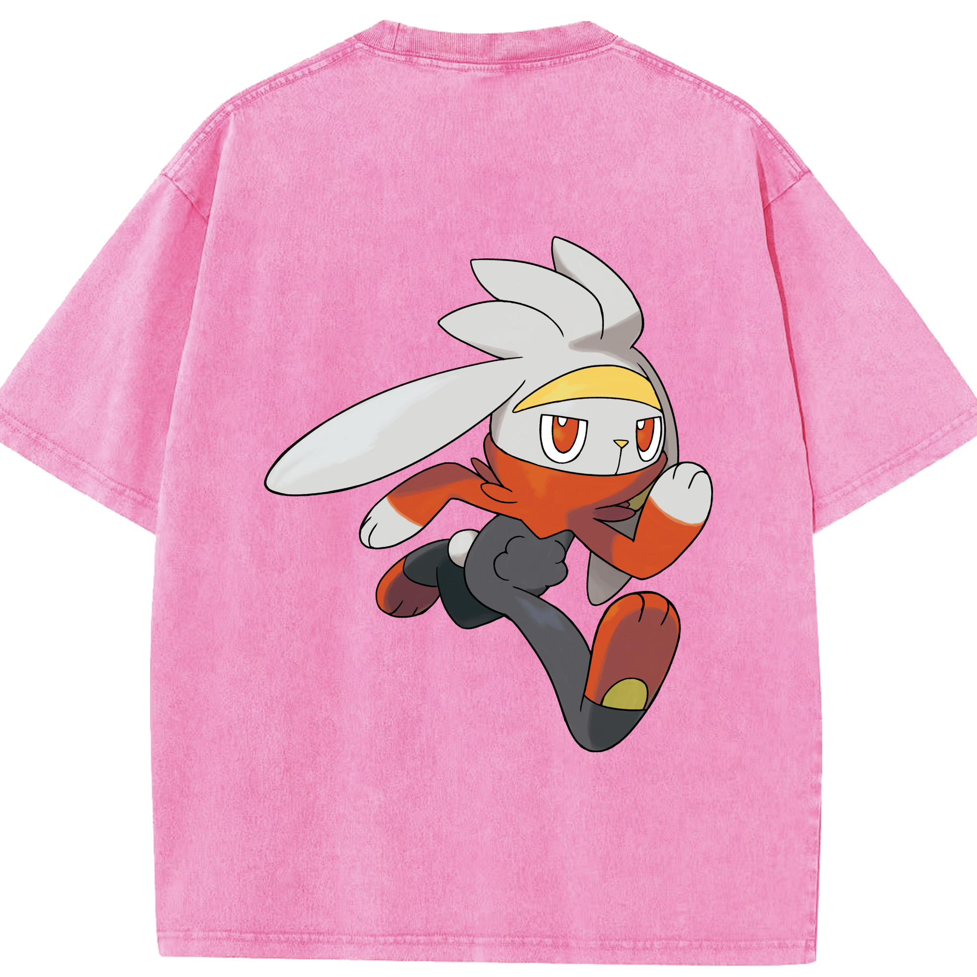 （画像用） ポケットモンスター Pokémon 綿100% ヴィンテージ風 半袖Tシャツ（背面プリント）